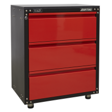 665mm Modular 3 Drawer Cabinet with Worktop