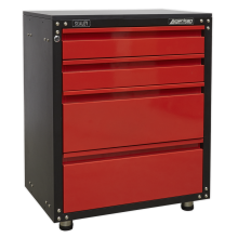 665mm Modular 4 Drawer Cabinet with Worktop