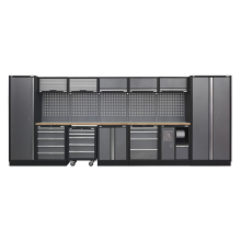 Superline PRO® 4.9m Storage System - Wood Worktop