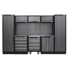 3.2m Superline PRO® Storage System - Stainless Worktop