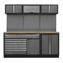 Superline PRO® 2.04m Storage System - Pressed Wood Worktop