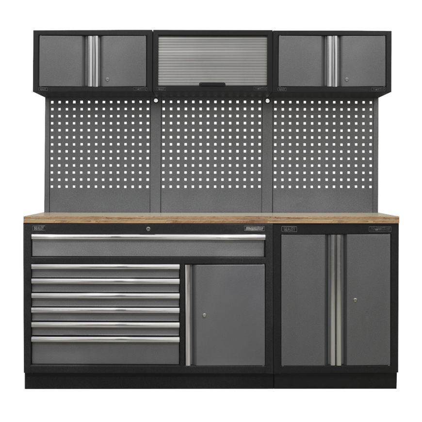 Superline PRO® 2.04m Storage System - Pressed Wood Worktop