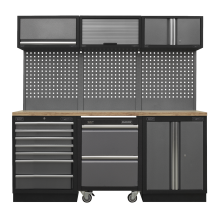 Superline PRO® 2.04m Storage System - Pressed Wood Worktop