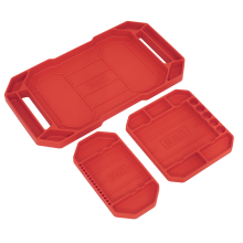 Flexible Tool Trays Non-Slip - Pack of 3