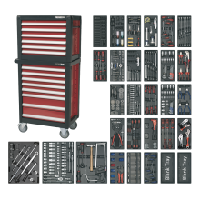 14 Drawer Tool Chest Combination with 1233pc Tool Kit