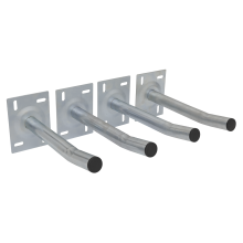 Wall Mountable Storage Hooks - Set of 4