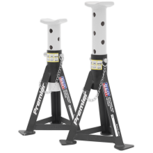 Axle Stands (Pair) 3 Tonne Capacity per Stand - White