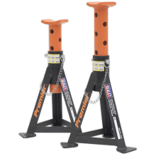 Axle Stands (Pair) 3 Tonne Capacity per Stand - Orange