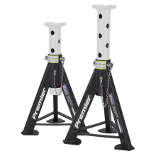 Axle Stands (Pair) 6 Tonne Capacity per Stand - White