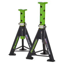 Axle Stands (Pair) 6 Tonne Capacity per Stand - Green