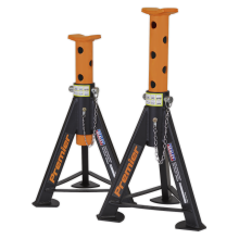 Axle Stands (Pair) 6 Tonne Capacity per Stand - Orange