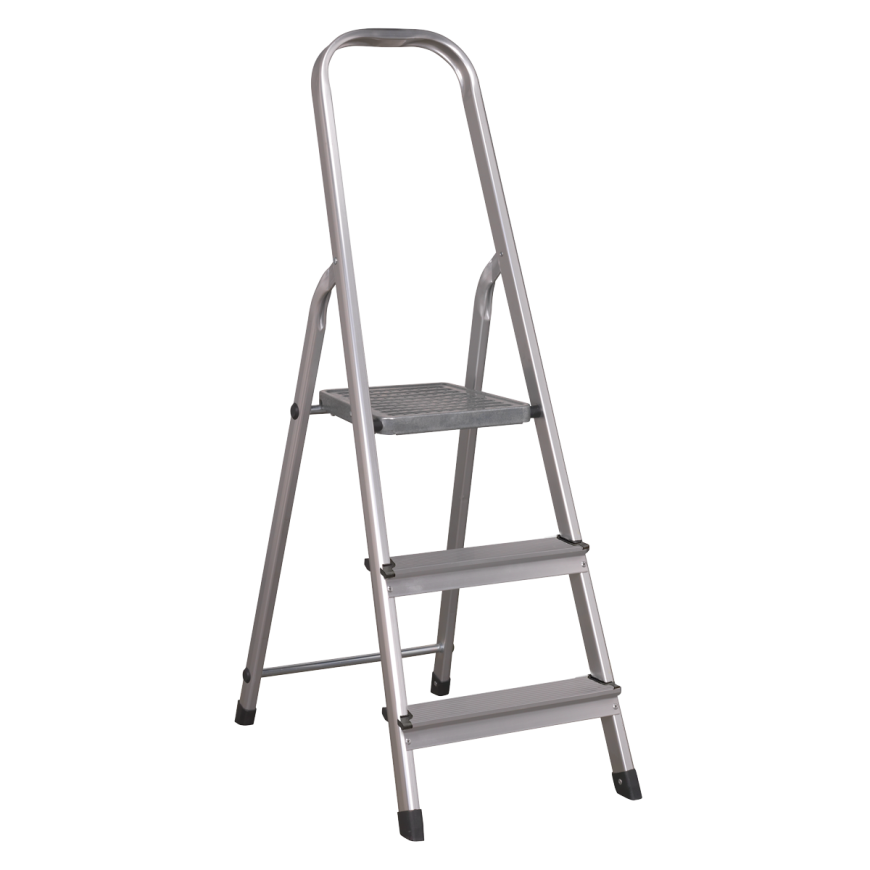 3-Tread Trade Aluminium Step Ladder EN 131