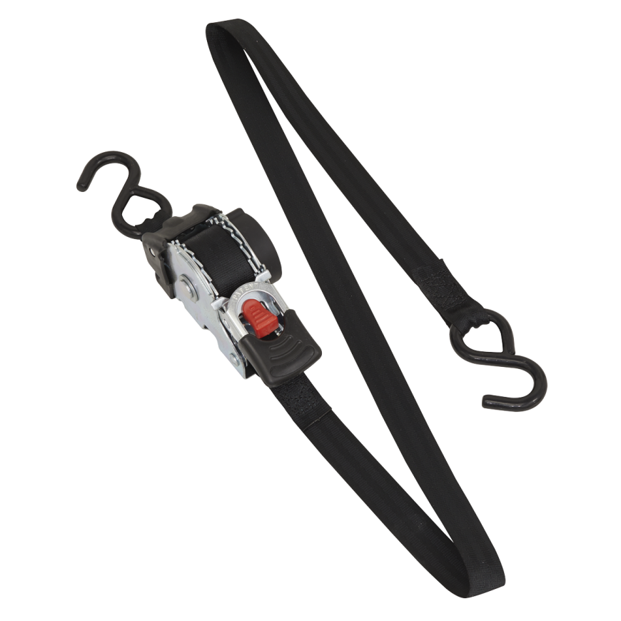 25mm x 3m Auto Retractable Ratchet Tie Down