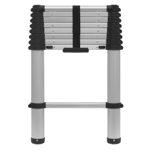 9-Tread Trade Aluminium Telescopic Ladder EN 131