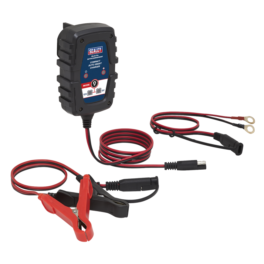 1A 6/12V Compact Smart Trickle Charger & Maintainer