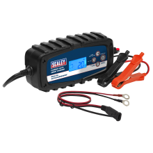 4A 9-Cycle 6/12V Compact Smart Charger & Maintainer