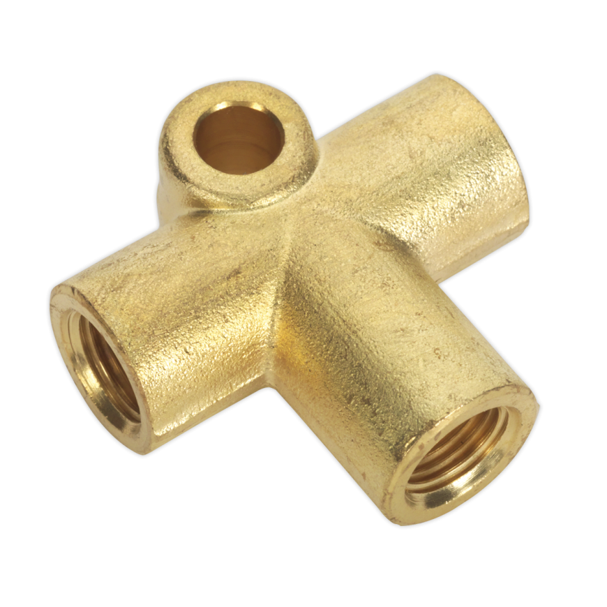 M10 x 1mm 3-Way Brake Tube Connector