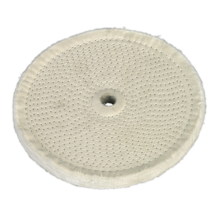 Ø200 x 16mm Buffing Wheel Ø16mm Bore Fine