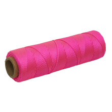 76m Braided Pink Nylon Brick Line