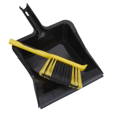 Bulldozer Yard Dustpan & Brush Set