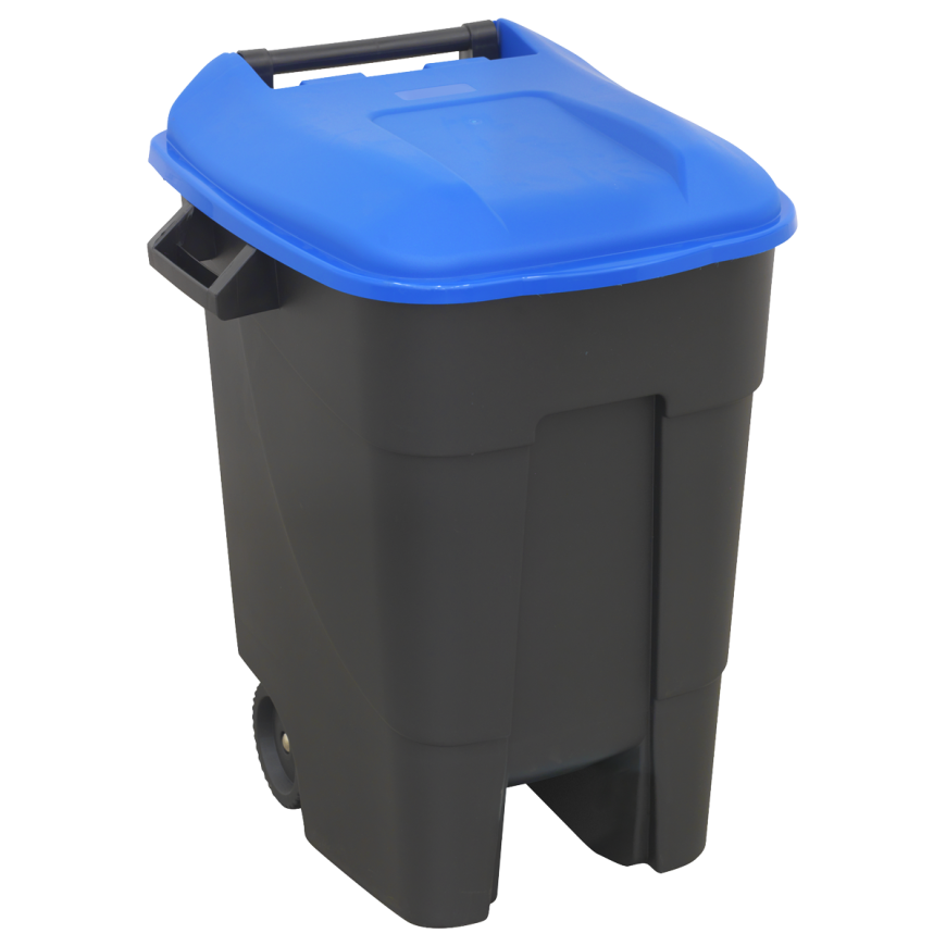 100L Refuse/Wheelie Bin - Blue