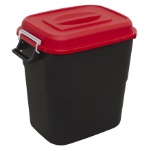 75L Refuse/Storage Bin - Red