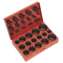 419pc Rubber O-Ring Assortment - Metric