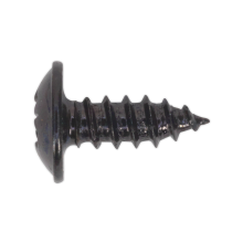 3.5 x 10mm Black Pozi Self-Tapping Flanged Head Screw - Pack of 100