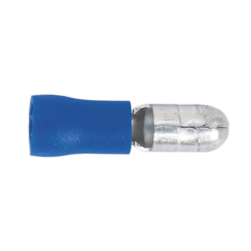 Ø5mm Blue Male Bullet Terminal - Pack of 100