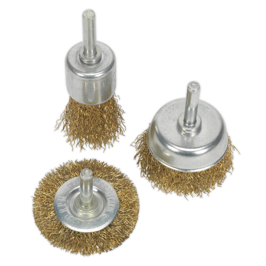 3pc Wire Brush Set