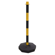 Black/Yellow Post with Base