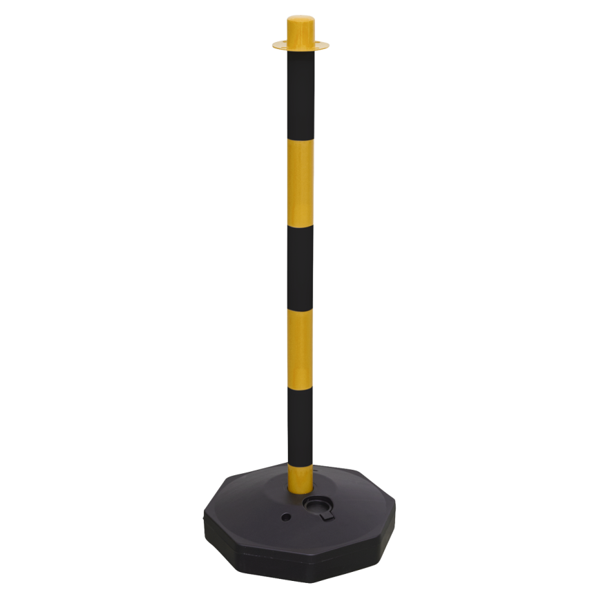 Black/Yellow Post with Base