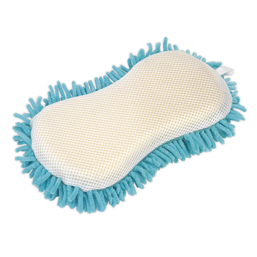 2-in-1 Shaggy Microfibre Sponge