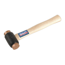 1.75lb Copper Faced Hammer with Hickory Shaft