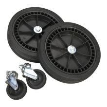 Wheel Kit for Fixed Compressors - 2 Castors & 2 Fixed