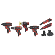 6 x 12V SV12 Series Cordless Power Tool Combo Kit