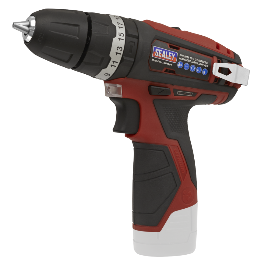 12V SV12 Series Ø10mm Cordless Combi Drill - Body Only