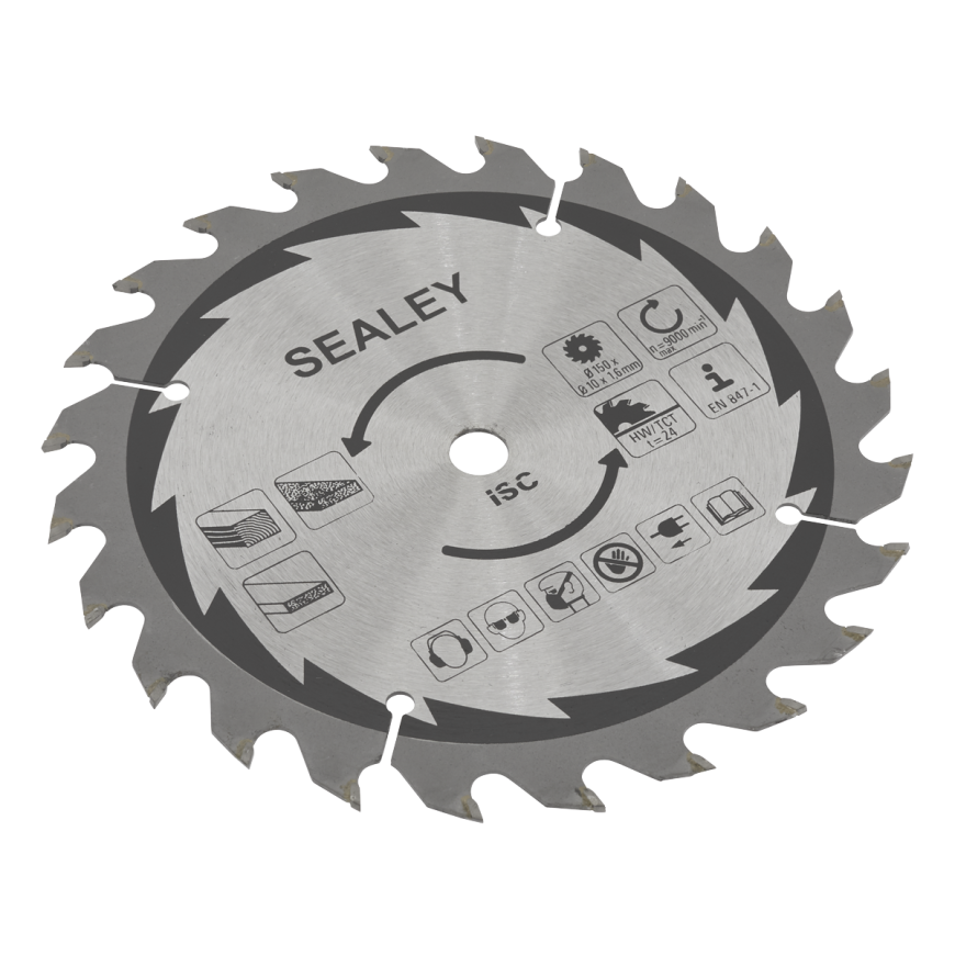 24tpu Cut-Off Saw Blade Ø150 x 1.6mm/Ø10mm