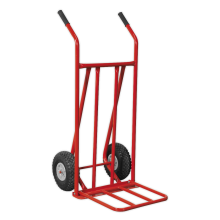 150kg Folding Sack Truck with Pneumatic Tyres