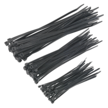 Cable Tie Assortment Black - Pack of 75