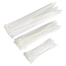 Cable Tie Assortment White - Pack of 75