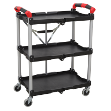 3-Level Folding Workshop Trolley