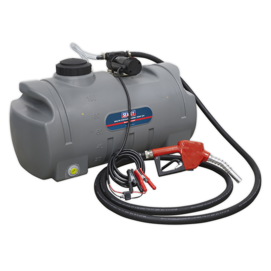 100L Portable Diesel Tank 12V