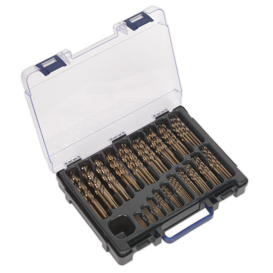 170pc HSS Cobalt Fully Ground Drill Bit Assortment Ø1-10mm