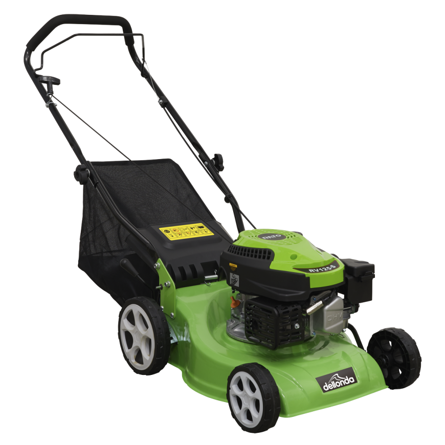 Dellonda Hand Propelled Petrol Lawnmower - 4-Stroke