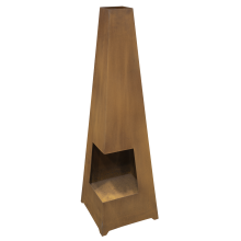 Dellonda Chiminea for Outdoor Use - Corten Steel