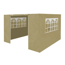 Dellonda Premium Fabric Side Panels - Beige