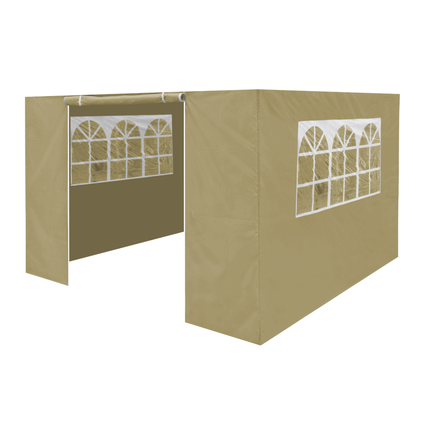 Dellonda Premium Fabric Side Panels - Beige