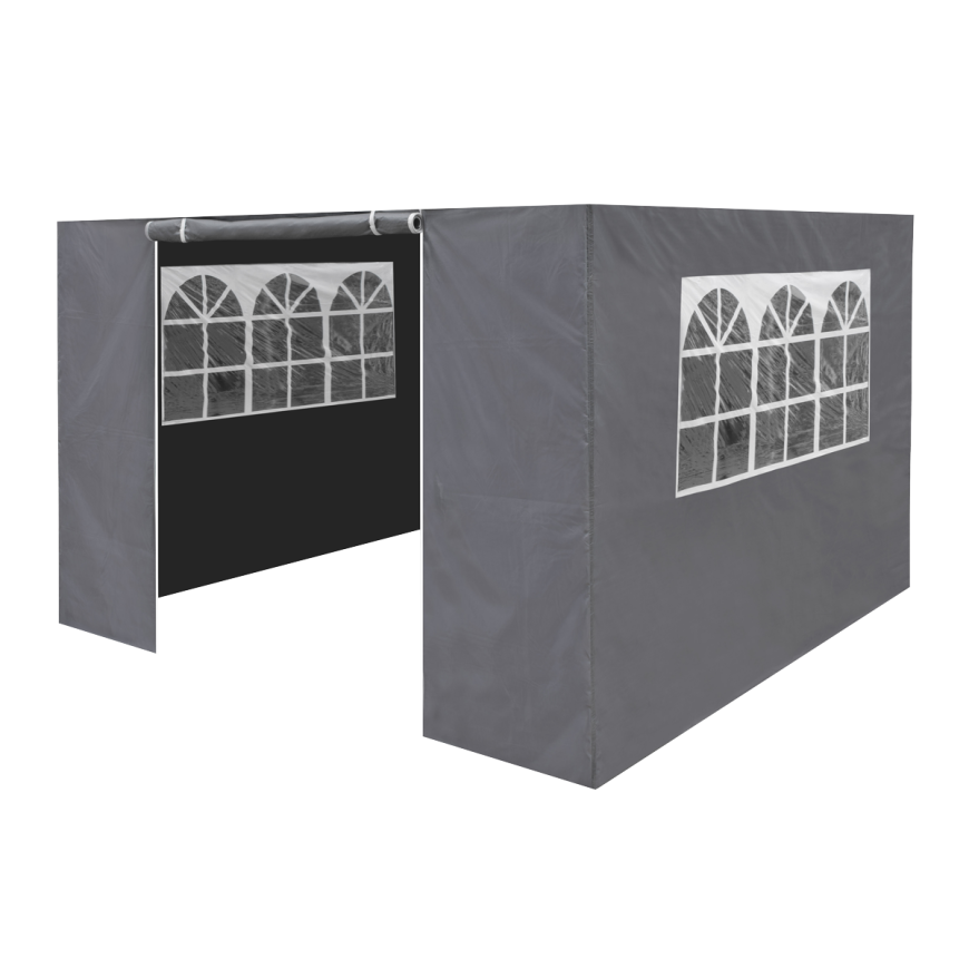 Dellonda Premium Fabric Side Panels - Grey