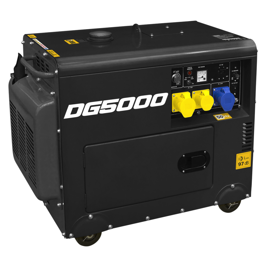 5000W 110/230V Diesel Generator - 4-Stroke Engine